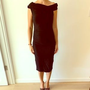Diane Von Furstenberg classic black knit dress - 2